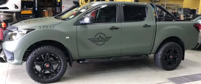 Car Wrapping Trends - 3M Matte Military Green Vinyl