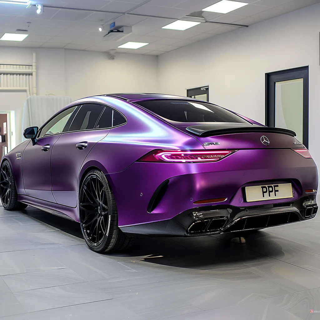 Car Wrap KPMF Ultra Matte AMG Car Wrapping 